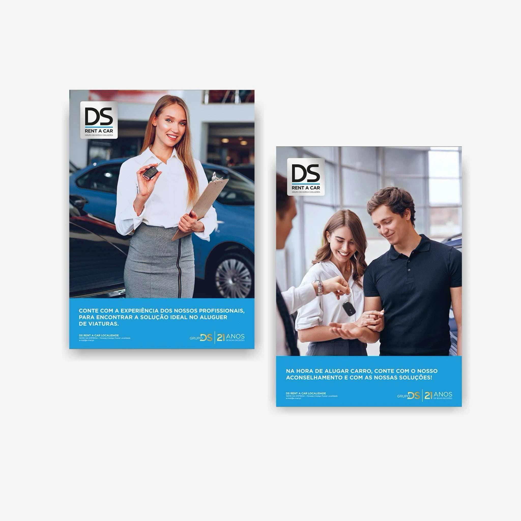 DS Merchandising – Cartazes DS Rent a Car